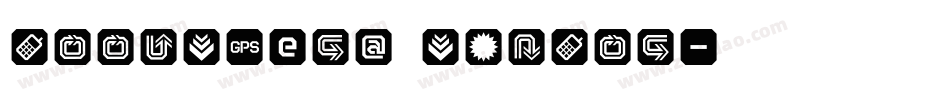 bookshelf symbol字体转换